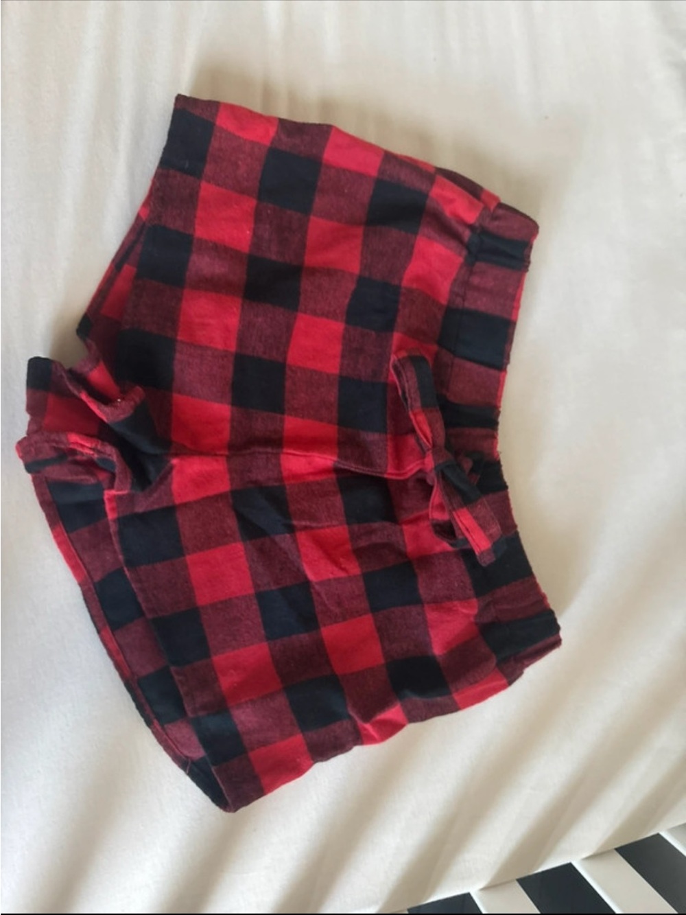 Rue21 Red and Black Buffalo Plaid Kids Shorts